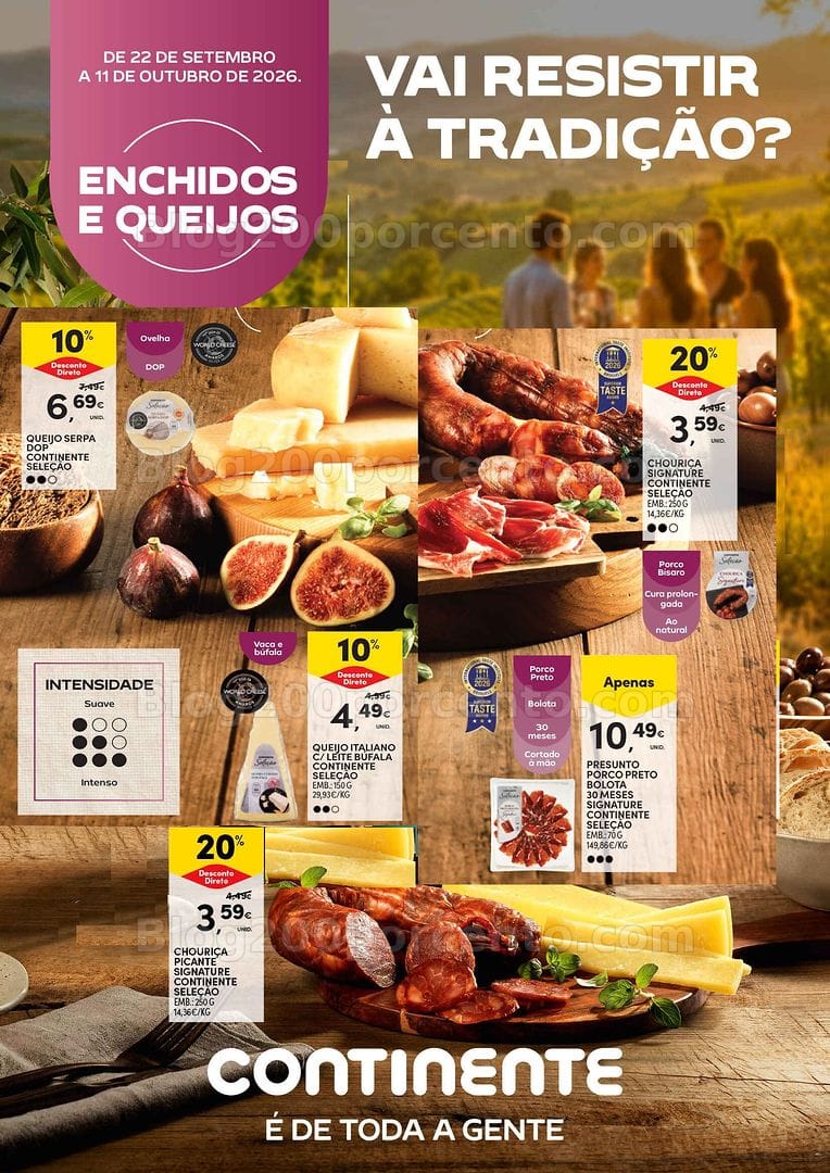 Antevisão Folheto CONTINENTE Feira QEV Promoções de 22 setembro a 11 outubro